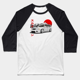 Subaru Forester SF Japanese Retro Style Baseball T-Shirt